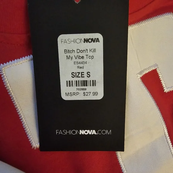 NWT Fashion Nova Red Crop Top - Picture 4 of 4
